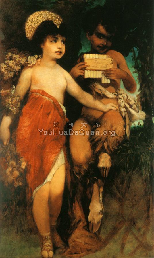 faun und nymph pan und flora - 汉斯·马卡特